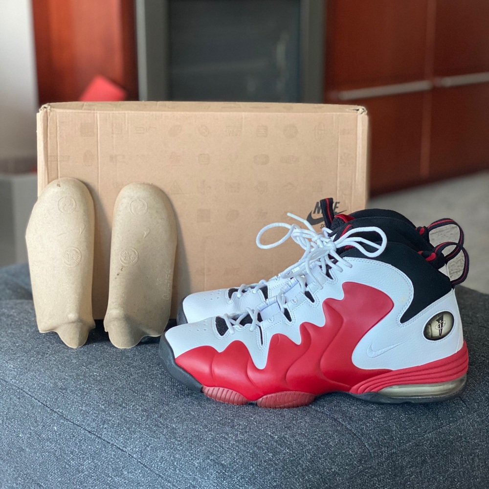 🔴⚪️✔️ Nike Air Penny 3 White/Red/Black ✔️⚪️🔴